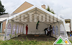 HQ 5x10 partytent bij Ter Muiden uit Oedelem.