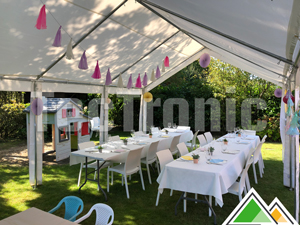 Een gezellig familiefeest in de tuin? Uiteraard in uw eigen partytent!