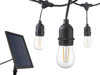 LED lichtketting op zonne-energie