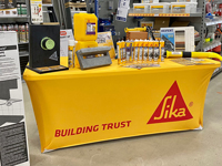 Bedrukte tafelhoes voor Sika