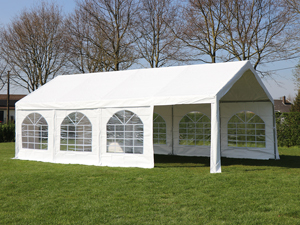 Professionele HQ partytent te koop van 4x8 meter met 50 mm buizenframe