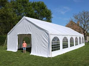 Professionele partytent te koop van 6x12 meter met brandvertragende werking