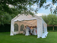 Verkoop professionele feesttent/partytent van 5 x 10 meter