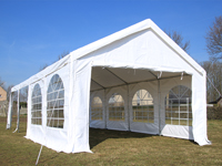 Pvc partytent 4x8 voor professioneel gebruik