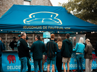 Pop-up bar met bedrukking