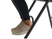 Plooistoel met ergonomisch ontwerp