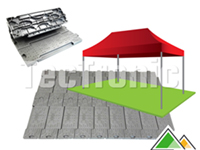 Oprolbare pvc vloer voor vouwtent