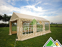 Party tent 3 bij 4 meter te koop in kleur beige