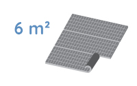 oprolbare tentvloer 2x3