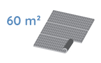oprolbare tentvloer 6x10