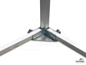 Grondframe voor plooitent 3x3