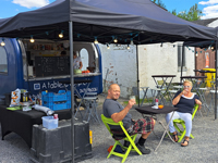 Een vouwtent als verlengstuk van uw foodtruck!