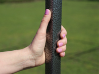 Sterke tent met staanders van 32 mm uit gehard staal