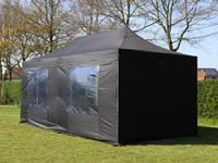 Vouwtent 4x8 met alle zijwanden